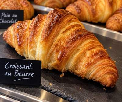 Croissant de mantequilla – compra 3 y el 4.º es gratis