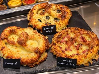 Bretzels gratinados