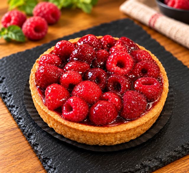 Tartaleta de frambuesa
