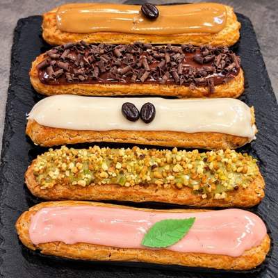 Éclairs rellenos